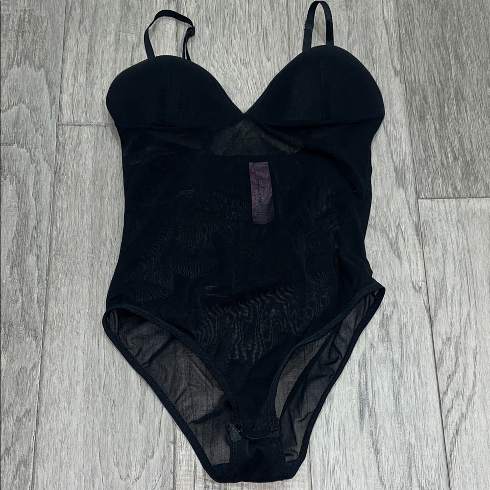 Black Sheer Bodysuit